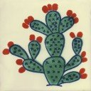 Mexican Talavera Tiles Cactus 1